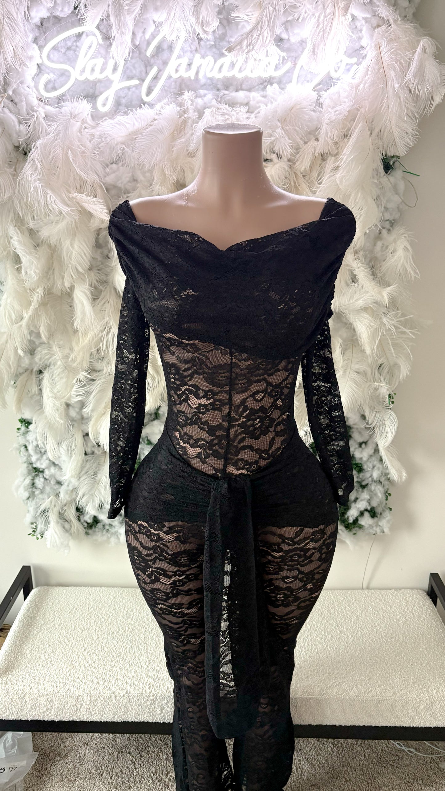 I Come Correct Lace Jumpsuit