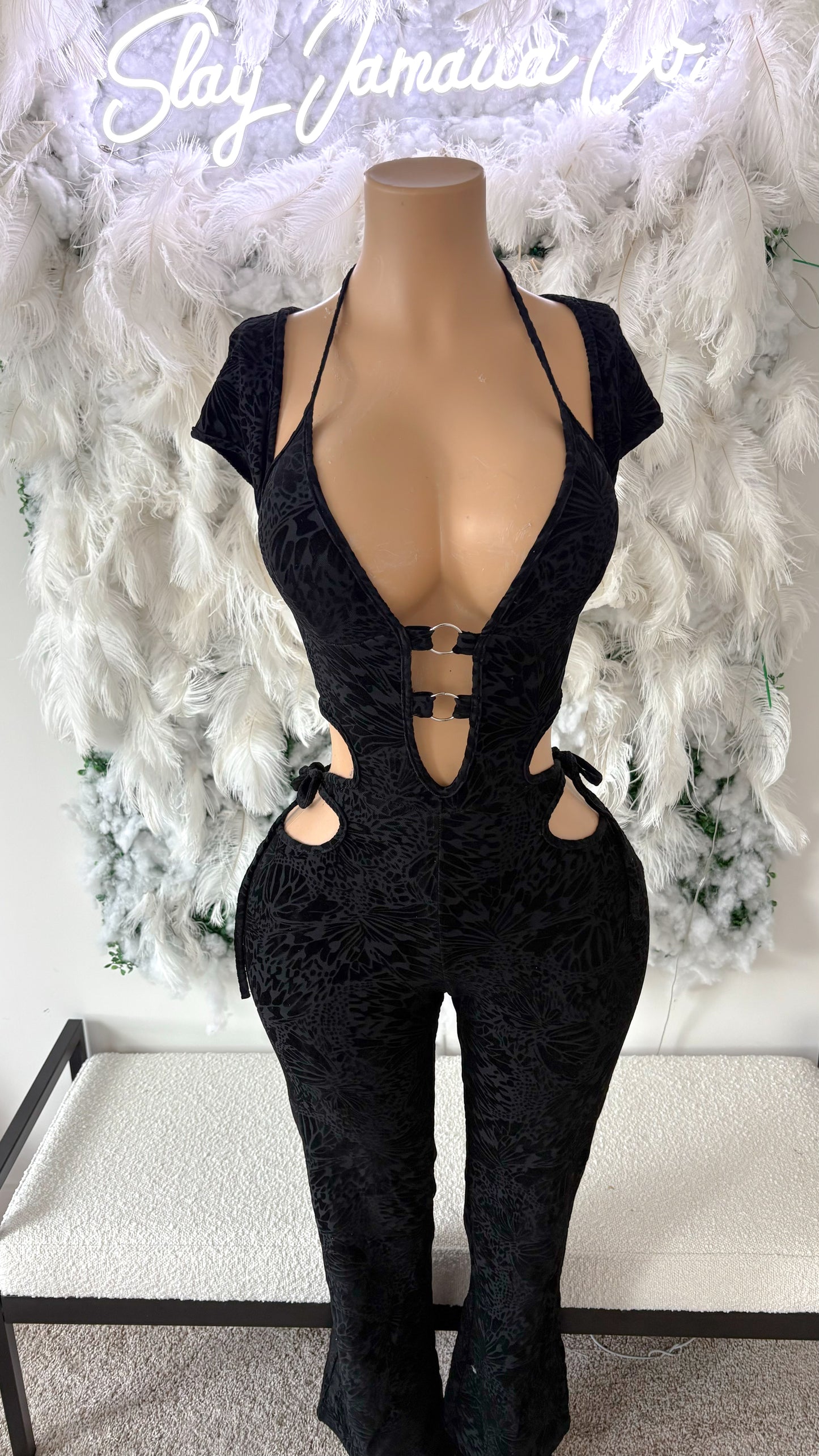 Love The Details Soft Velvet Jumpsuit