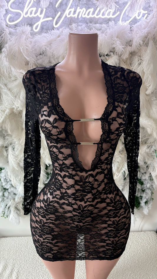 My Forever Desire Lace Mini Dress