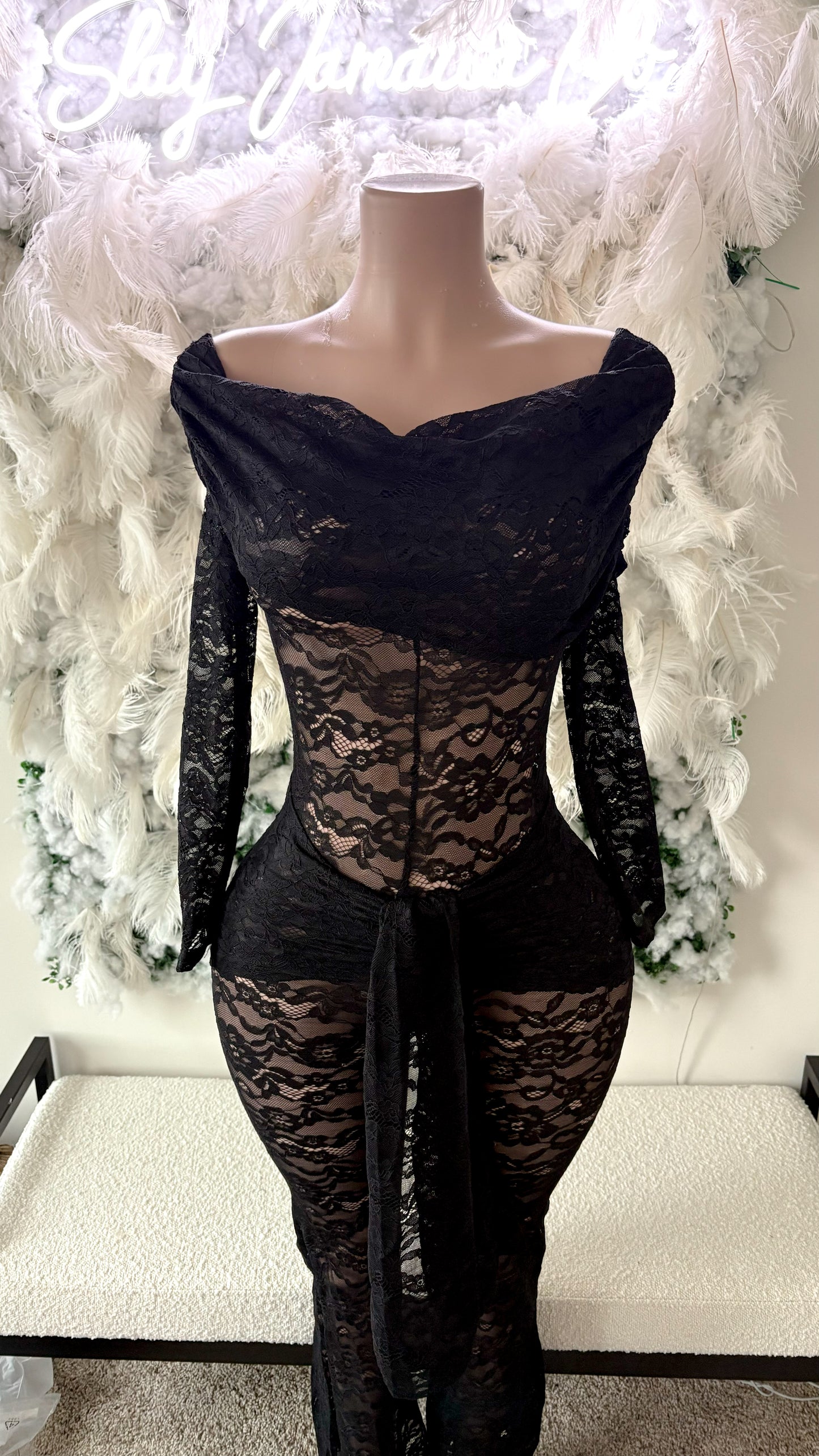 I Come Correct Lace Jumpsuit