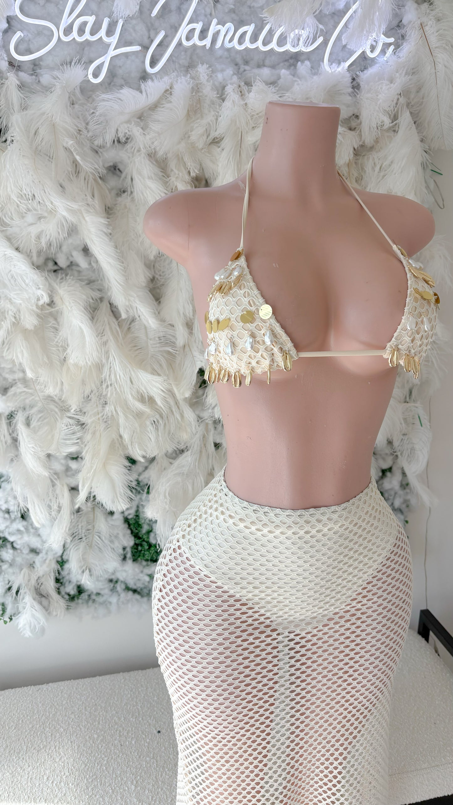 She Sell Sea Shells Crochet Skirt Set