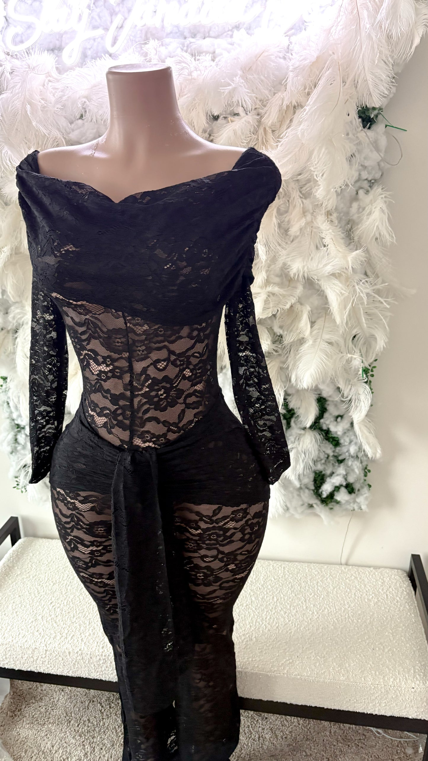 I Come Correct Lace Jumpsuit